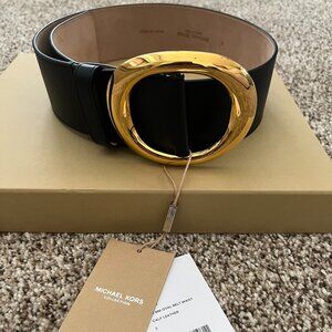 Michael Kors Collection Leather Waist Belt